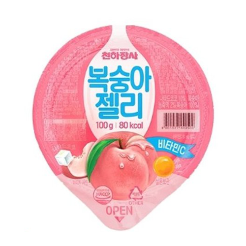 진주)복숭아젤리 100g